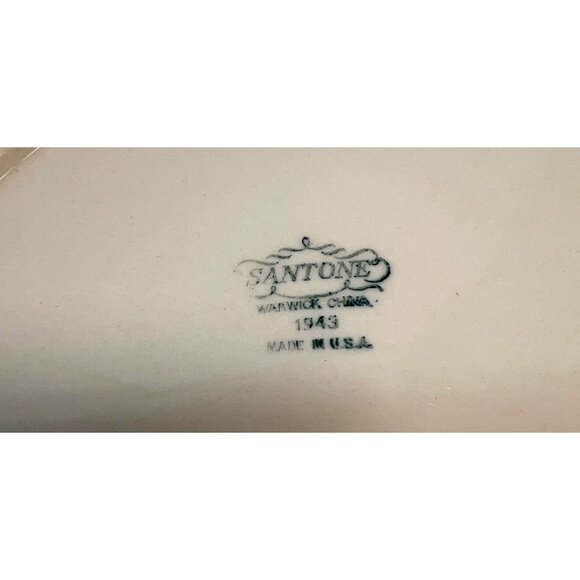 Vintage Warwick China Santone Childs Plate 1943 Ding Dong Bell Design - Picture 3 of 3